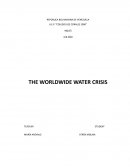 The worldwide water crisis