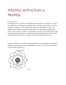 Atomo; estructura y teorias