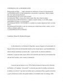 CONFERENCIA DE LA DISCRIMINACIÓN. LA DISCRIMINACIÓN EN MÉXICO