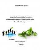 Estudio De Factibilidad De Recicladora y Distribuidora De Bolsas De Papel Y Cartón En La Ciudad De Valledupar.
