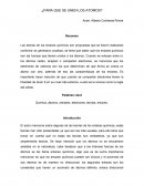 ¿Para que se unen los atomos?