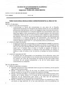 TAREA VACACIONAL-RESOLUCIONES CORRESPONDIENTES AL ÁREA DE TDC