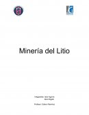 Mercado del litio en Chile