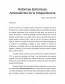 Reformas Borbónicas Antecedentes de la Independencia