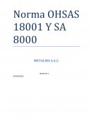 Norma OHSAS 18001 Y SA 8000