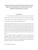 Atraso escolar que causo el Covid-19 en niños de cuarto grado