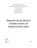 Resumen de los libros El Contrato Social y El Espíritu de las Leyes