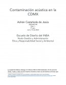 Contaminación acústica en la CDMX