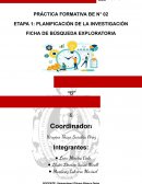 Práctica formativa BE n° 02 etapa 1: Planificación de la investigación