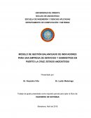 Modelo de gestión balanceado de indicadores para una empresa de servicios y suministros en Puerto la Cruz