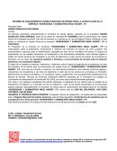 Informe de aseguramiento sobre inventario de bienes para la constitucion de la empresa “Inversiones y Suministros Wazu Nader”, F.P