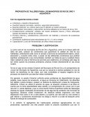 Propuesta de talleres para los municipios de Rio de Oro y Aguachica
