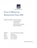 Plan de Marketing Banquetería Tirsa SPA