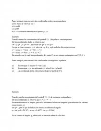 Coordenadas Polares. Página 5