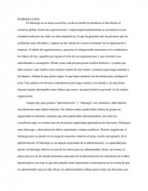 El Liderazgo. Página 1