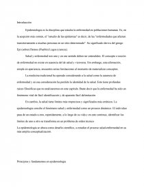 EPIDEMIOLOGÍA. Página 1