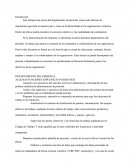 Departamento Del Personal