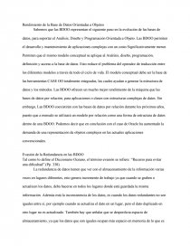 Rendimiento De Base De Datos. Página 1