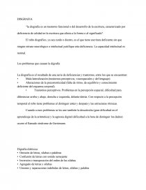 Disgrafia. Página 1