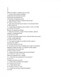 Exámen Matemáticas. Página 1