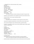 Propiedades físicas y químicas del metanol, etanol y propanol