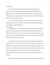Evaluación. Página 1