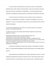 CULTURA DE MASAS. Página 1