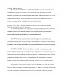 Estado De Situación Financiera