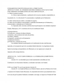 FUNDAMENTOS CONSTITUCIONALES DE LA TRIBUTACIÓN. Página 1