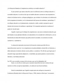 Modelo Educativo Basado En Competencias. Página 1