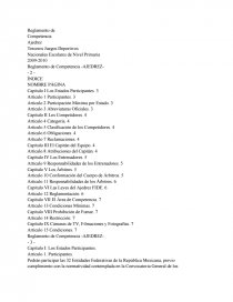 Reglamento De Ajedrez Para Torneo. Página 1