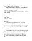 Carta De Agradecimiento