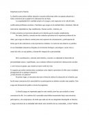 Importancia De La Familia