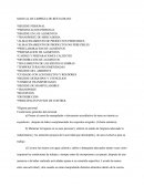 Manual De Limpieza DE RESTAURANT