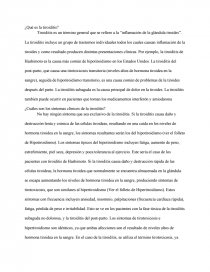 Tiroiditis. Página 1