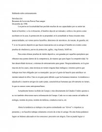 Hablando Sobre Entrenamiento. Página 1