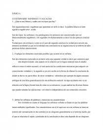 SOFISMAS Y FALACIAS. Página 1