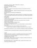 Planeación De Español 5to Grado