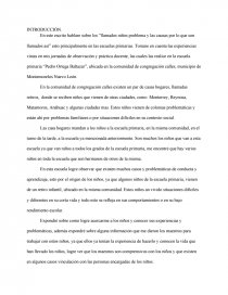 Niños Problemáticos En La Educación. Página 1