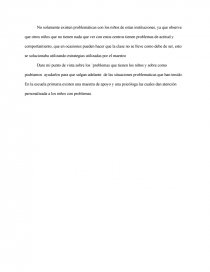 Niños Problemáticos En La Educación. Página 2