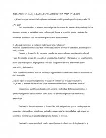 SECUENCIA DIDACTICA Y EVALUACION FORMATIVA. Página 1