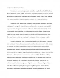 Invasiones Barbaras Los Hunos. Página 1