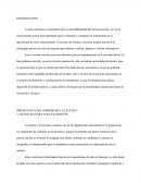 IMPORTANCIA DE LA LECTOESCRITURA