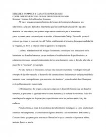 DERECHOS HUMANOS Y GARANTÍAS PROCESALES. Página 1