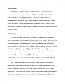 Calentamiento Global. Página 1