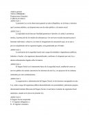 Disposiciones Generales