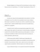 Estrategias Pedagógicas En La Formación Del Nivel De Aprendizaje En Las Niñas Y Niños De Educación Inicial En La Unidad Educativa "C.E.I Libertador" Específicamente En La Sección "B".