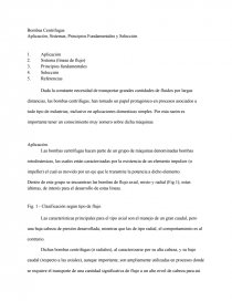 Bombas Centrifugas. Página 1