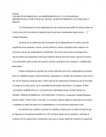INDEPENDENCIA. Página 1