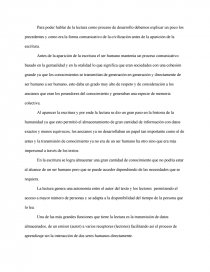 La Lectura Como Proceso De Desarrollo Humano. Página 1